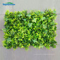 Tapis de mur d&#39;herbe verte verticale artificielle en plastique extérieure